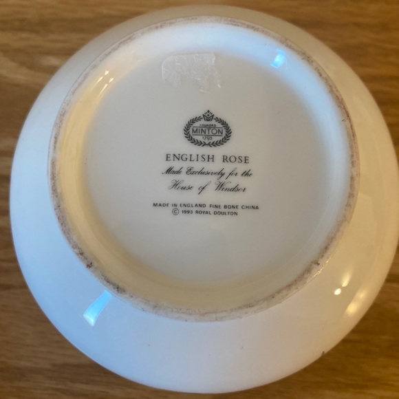 Minton English Rose (Fine Bone China) Creamer And Table Sugar Bowl / Lid… - Picture 3 of 12